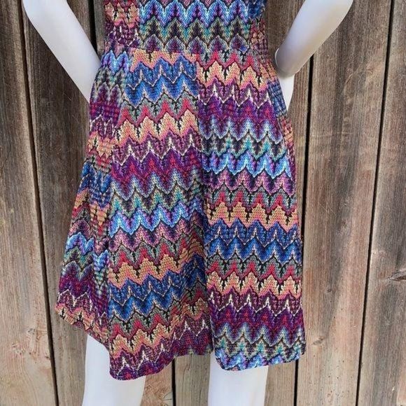 Desigual La Vida Chula Multicolored Sleeveless Dress Sz S - Picture 9 of 12